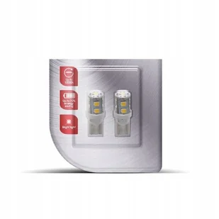 Żarówka LED W5W 24V Dioda BIAŁA 9xSMD2835 2szt. - Żarówki samochodowe - miniaturka - grafika 1