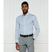 Koszule męskie - BOSS BLACK Koszula H-HANK-kent-C1-214 | Slim Fit | stretch - miniaturka - grafika 1