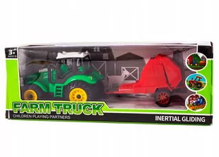 Traktor Z Przyczepą Maszyna Rolnicza Różne Kolory - Samochody i pojazdy dla dzieci - miniaturka - grafika 1