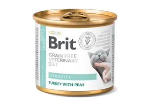 Brit gf veterinary diets cat Struvite 12x200g - Mokra karma dla kotów - miniaturka - grafika 1