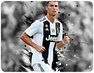 Podkładki pod mysz - PODKŁADKA POD MYSZKĘ CRISTIANO RONALDO + IMIĘ 23x19CM DO LAPTOPA - miniaturka - grafika 1