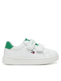 Tommy Hilfiger Sneakersy Low Cut Velcro Sneaker T1X9-33836-1355 M Biały - Buty dla chłopców - miniaturka - grafika 1