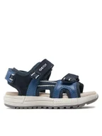 Buty dla chłopców - Geox Sandały J Sandal Alben Boy J35AVA 01520 CF44M M Granatowy - miniaturka - grafika 1