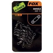 Inne akcesoria dla wędkarzy - Krętliki Fox Edges Swivels Standard rozm 10 x 20 - miniaturka - grafika 1