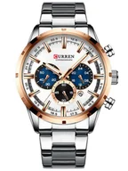 Zegarki męskie - ZEGAREK MĘSKI CURREN 8355  CHRONOGRAF (zc028a) +BOX - miniaturka - grafika 1