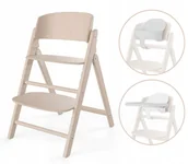 Krzesełka do karmienia - Cybex Click & Fold 3-in-1 krzesełko do karmienia / All Natural - miniaturka - grafika 1