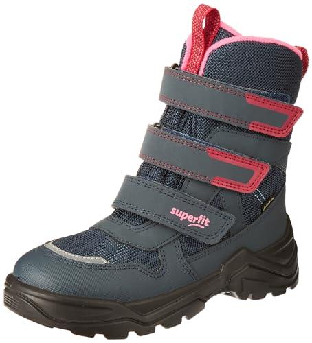 Superfit Snow Max śniegowce dziewczęce, Niebieski różowy 8010, 33 EU Schmal