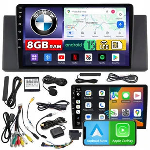 Radio samochodowe NCS ZQ9 BMW X5 E53 2000-2005 Android nawigacja 8GB LTE - Radia samochodowe - miniaturka - grafika 1