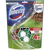 Środki do kuchni i łazienki - Domestos Kostka WC Power 5 Pine 4x55 g - miniaturka - grafika 1