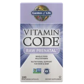 Witaminy i minerały dla sportowców - GARDEN OF LIFE GARDEN OF LIFE Vitamin Code Raw Prenatal 180vegcaps - miniaturka - grafika 1