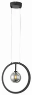 Lampy sufitowe - Omaha - lampa wisząca LED czarna 339501-30 - miniaturka - grafika 1