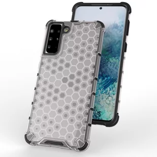 Honeycomb etui pancerny pokrowiec z żelową ramką Samsung Galaxy S21+ 5G (S21 Plus 5G) przezroczysty - Etui i futerały do telefonów - miniaturka - grafika 7