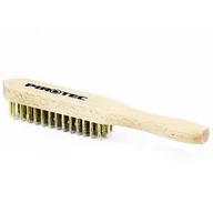 Przyłbice ochronne - Pirotec Szczotka spawalnicza druciana, czterorzędowa - miniaturka - grafika 1