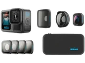 Kamery sportowe - GOPRO HERO 13 BLACK + HB-SERIES Lens Collection Czarny - miniaturka - grafika 1