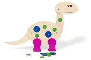 BS Toys, przybijanka Dino - Sortery dla dzieci - miniaturka - grafika 1