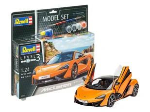 Revell Zestaw modeli samochodów z farbami i pędzlami (Zestaw modeli McLarena 570S) - Samochody i pojazdy dla dzieci - miniaturka - grafika 1