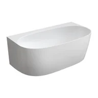 Wanny - OMNIRES VALENCIA WPBP VALENCIA wanna przyścienna Marble+, 158 x 86 cm, biały połysk - miniaturka - grafika 1