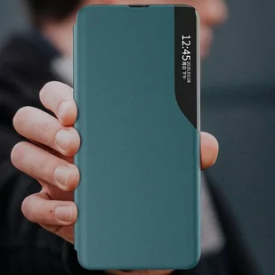 Eco Leather View Case elegancki futerał etui z klapką i funkcją podstawki Xiaomi Redmi Note 8 Pro czerwony - Etui i futerały do telefonów - miniaturka - grafika 10