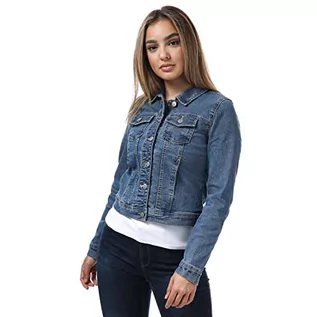 Kurtki damskie - ONLY Damska kurtka ONLWONDER Life DNM, Medium Blue Denim, XS - grafika 1