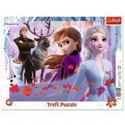 Puzzle - Trefl Puzzle ramkowe 25 Przygody w Krainie Lodu - miniaturka - grafika 1