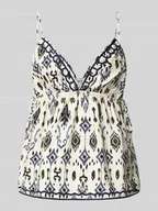 Koszulki i topy damskie - Top na ramiączkach o kroju regular fit z mieszanki wiskozy model ‘ELANOR’ - miniaturka - grafika 1