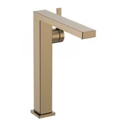 Baterie umywalkowe - HANSGROHE 73072140 Tecturis E Jednouchwytowa bateria umywalkowa 240 Finie do umywalek nablatowych, CoolStart bez kompletu odpływowego Brąz Szczotkowany - miniaturka - grafika 1