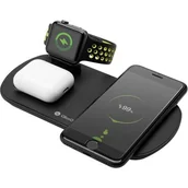 Stacje dokujące do telefonów - Bezprzewodowa ładowarka GoGEN 3v1, CHST301 (CHST301B) Czarna - miniaturka - grafika 1