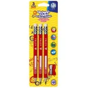 Przybory szkolne - Ołówek do nauki pisania 3 sztuki + temperówka - miniaturka - grafika 1