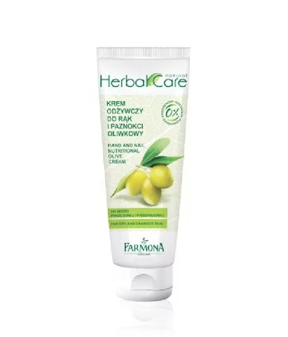 Farmona Herbal Care, oliwkowy krem odżywczy do rąk i paznokci, 100 ml