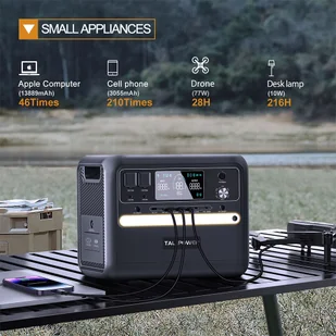 TALLPOWER V2400, generator solarny LiFePo4 2160Wh - Akumulatory ogólnego zastosowania - miniaturka - grafika 11