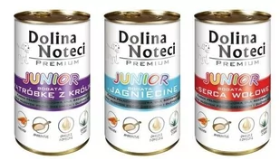 Dolina Noteci PREMIUM Junior MIX Smaków 18 x 400g - Mokra karma dla psów - miniaturka - grafika 1