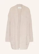 Swetry damskie - Marc O'polo Dzianinowe Wdzianko beige - miniaturka - grafika 1