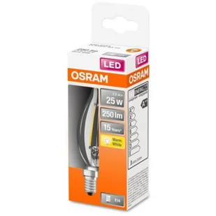 Osram Classic B żarówka E14 2,5W 2 700 K podmuch - Żarówki LED - miniaturka - grafika 1