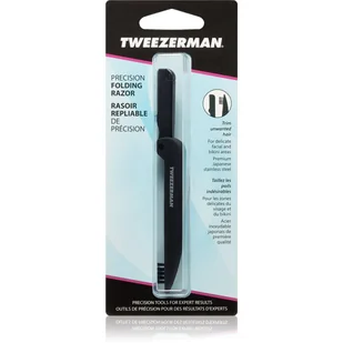 Tweezerman tweez erman składany precyzyjnie do maszynki do golenia, lawendowy 1600-R - Akcesoria i kosmetyki do stylizacji brwi - miniaturka - grafika 1