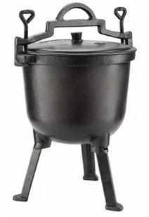 Żeliwny kociołek do gotowania 10L F5-S59 - Kociołki - miniaturka - grafika 1