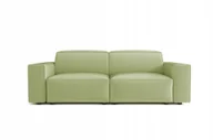 Sofy i kanapy - Sofa modułowa dwuosobowa California tkanina Matt Velvet jasnozielony 204cm - miniaturka - grafika 1