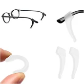 Akcesoria do okularów - Stopery silikonowe antypoślizgowe na okulary - MLECZNY BIAŁY - miniaturka - grafika 1