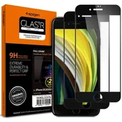 Szkła hartowane na telefon - Spigen Szkło x2 Glass FC do etui do Apple iPhone 6/6S/7/8/SE 2020 Black AGL01315 - miniaturka - grafika 1