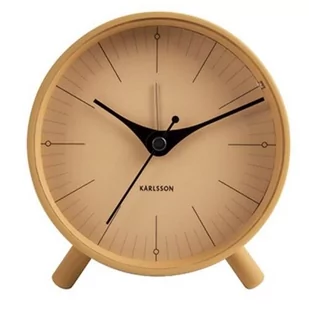 Karlsson 5777YE stylowy budzik, 12 cm - Zegary - miniaturka - grafika 1