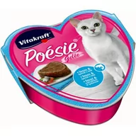 Mokra karma dla kotów - MOKRA karma DLA KOTA VITAKRAFT POESIE GALARETKA łosoś/szpinak 85g /kot - miniaturka - grafika 1