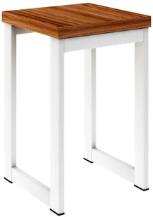 Industrialny kwadratowy taboret kuchenny metalowy B1-P84 - Taborety i hokery - miniaturka - grafika 1