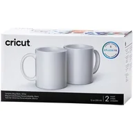 Kubki dla dzieci - Kubek ceramiczny Cricut Press Kubek ceramiczny pusty 12 uncji 2/opak.-biały - miniaturka - grafika 1