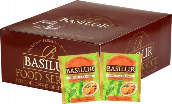Basilur Basilur GINGER ORANGE herbata HoReCa 100 torebek