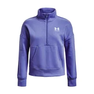 Bluzy damskie - Damska Bluza UNDER ARMOUR RIVAL FLEECE HZ 1373030-495 – Niebieski - miniaturka - grafika 1