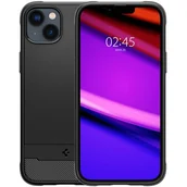 Etui i futerały do telefonów - Etui SPIGEN Rugged Armor Mag do Apple iPhone 14 Czarny - miniaturka - grafika 1
