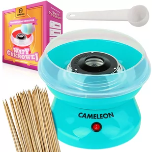 Maszyna do WATY CUKROWEJ przenośna maszynka wata cukrowa DOMOWA + patyczki NY-M500 niebieski - Inne urządzenia gastronomiczne Maszyna do WATY CUKROWEJ przenośna maszynka wata cukrowa DOMOWA + patyczki NY-M500 niebieski - Inne urządzenia gastronomiczne - miniaturka - grafika 1