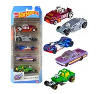 Samochody i pojazdy dla dzieci - HOT WHEELS 5-PACK ZESTAW 5 AUTEK SAMOCHODÓW POJAZDY NA PREZENT HLY79 - miniaturka - grafika 1