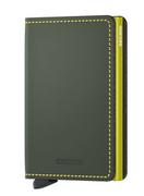 Portfele - Portfel ochrona RFID Secrid Slimwallet Matte - green / lime - miniaturka - grafika 1