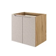 Szafki łazienkowe - Szafka łazienkowa pod umywalkę Comad Ocean 60 cm beżowy/jasne drewno 82-60-2D - miniaturka - grafika 1