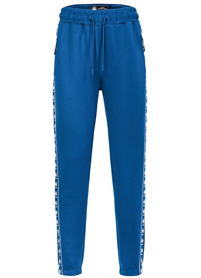 Spodnie dresowe PIT BULL OLDSCHOOL POWERS azure blue-L